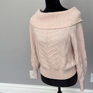 Pink Long sleeve overhead sweater
